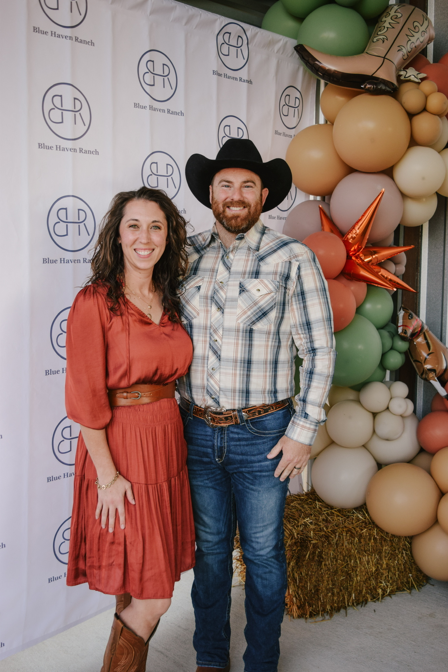 Guests celebrating at a Blue Haven Ranch event